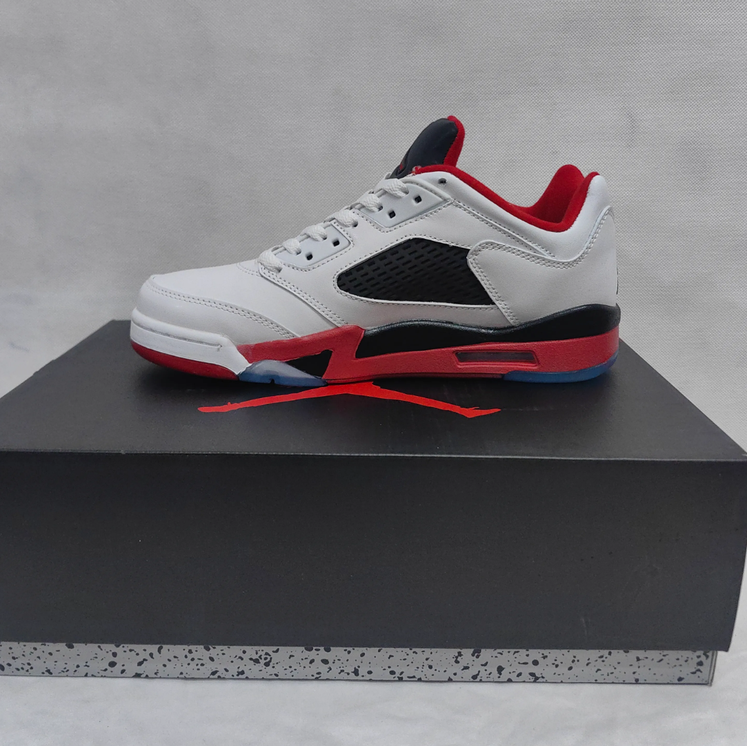 Air Jordan 5 Retro Low Fire Red Shoes Sneakers