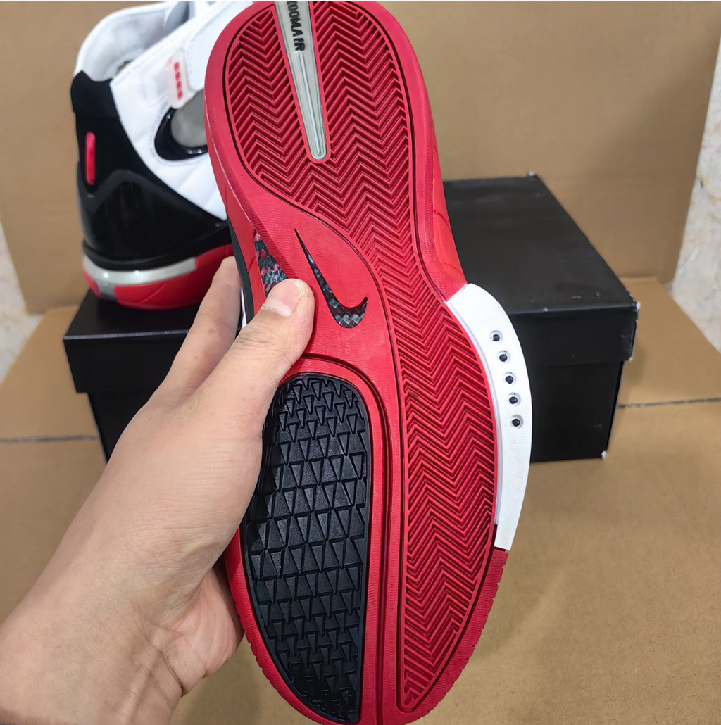 Air Zoom Huarache 2K4 White Varsity Red Shoes Sneakers