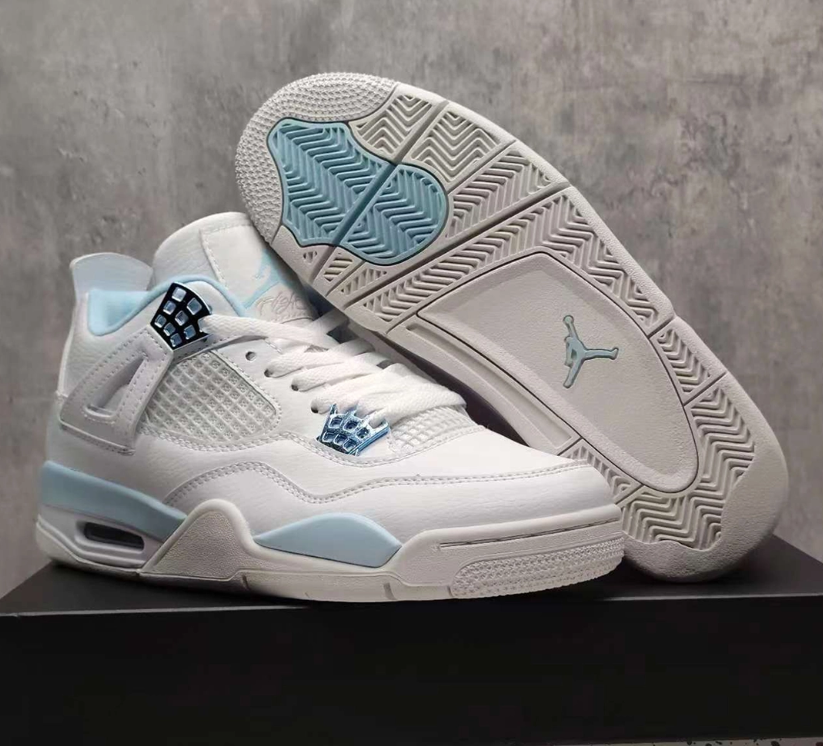 Air Jordan 4 Aluminum Shoes Sneakers