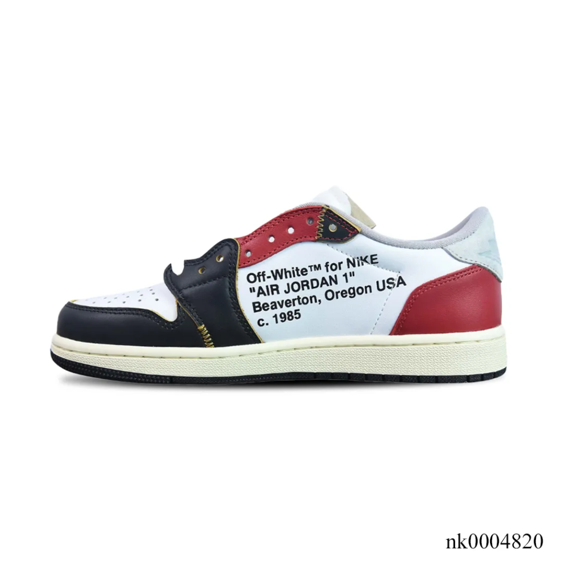OW x Air Jordan 1 Low OG Goat Lows Shoes Sneakers