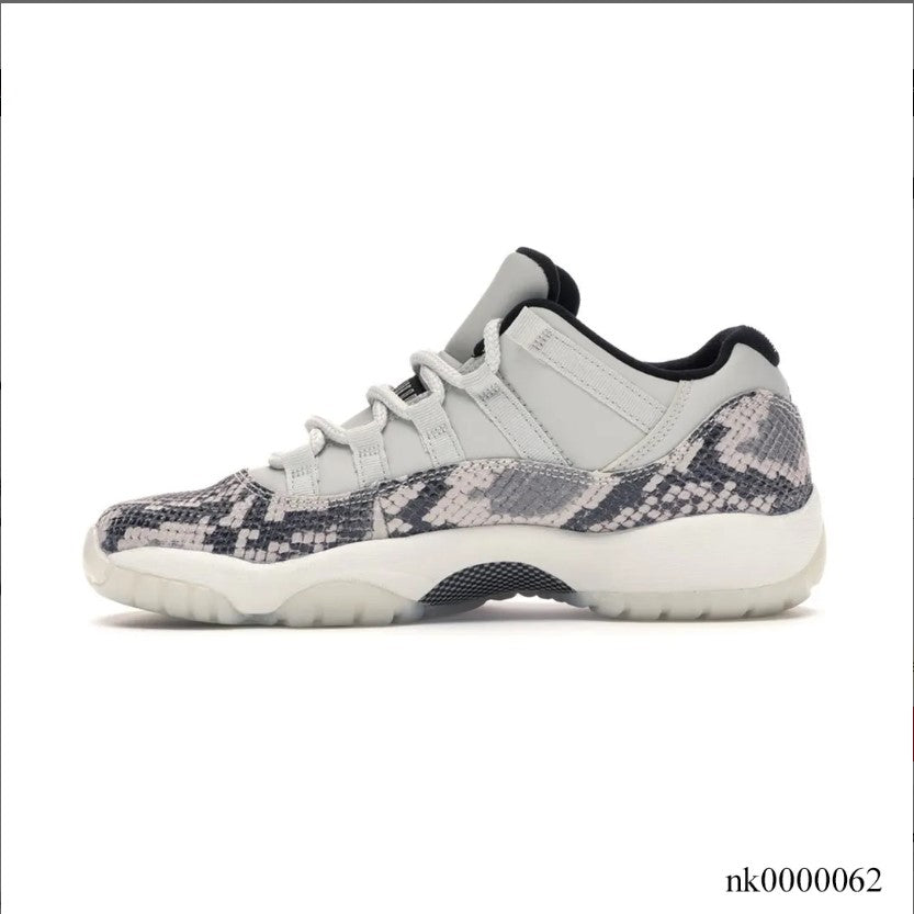 Air Jordan 11 Low Snake Light Bone Shoes Sneakers