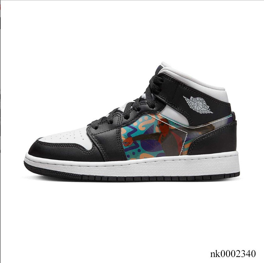 Air Jordan 1 Mid Hologram Shoes Sneakers