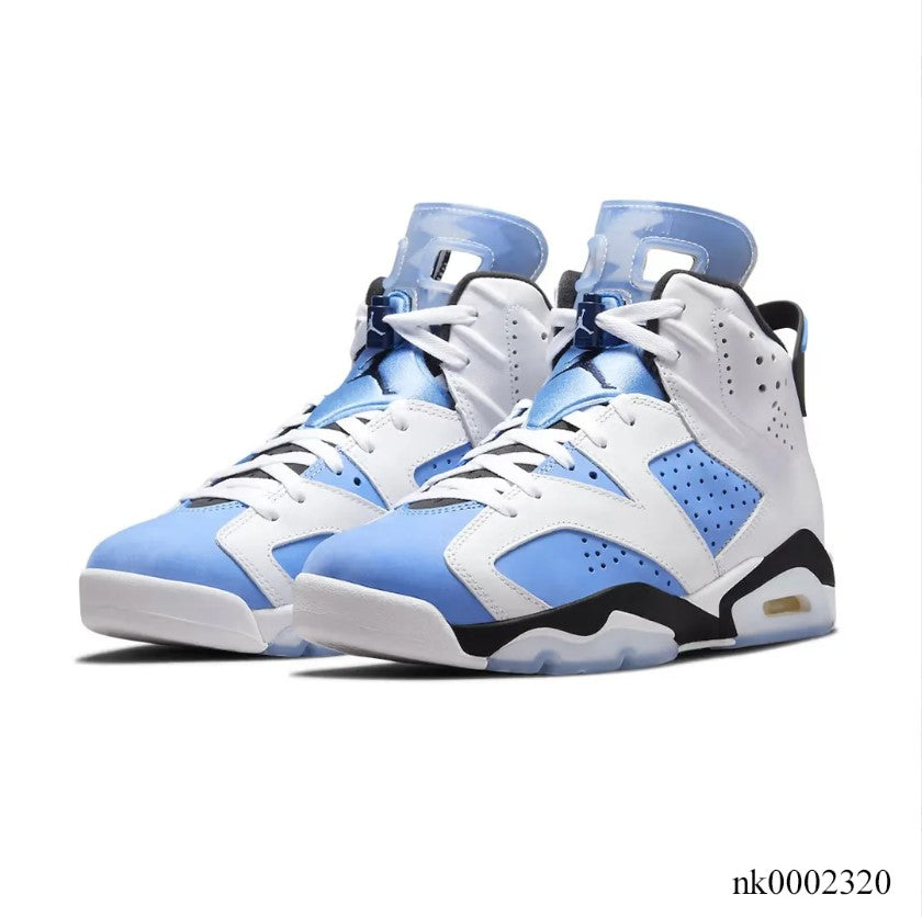 Air Jordan 6 Retro UNC White Shoes Sneakers