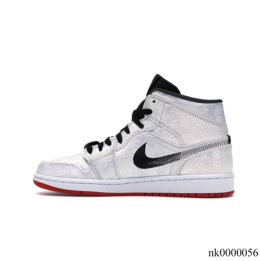 Air Jordan 1 Mid SE Fearless Edison Chen CLOT Shoes Sneakers