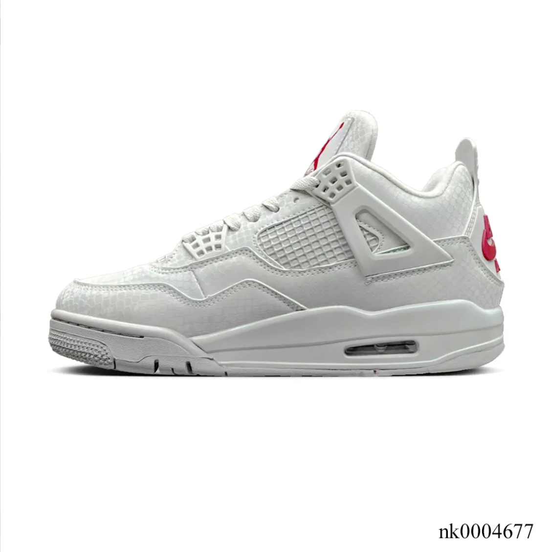 Nigel Sylvester x Air Jordan 4 White Grey Mamba Shoes Sneakers