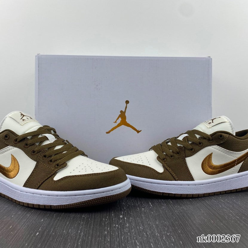 Air Jordan 1 Low Light Olive Shoes Sneakers