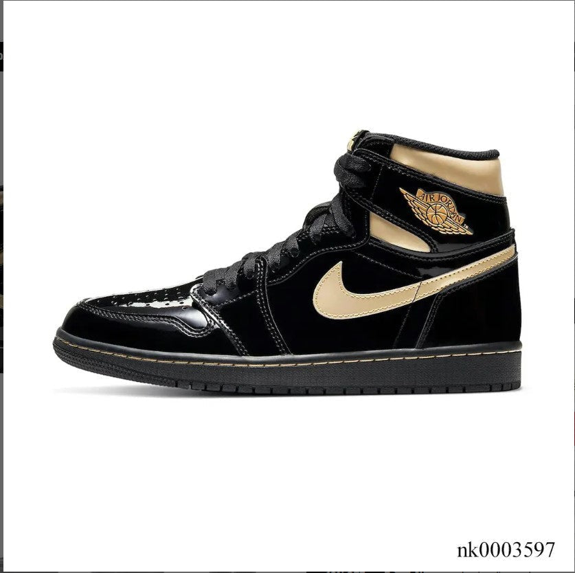 Air Jordan 1 Retro HighBlack Metallic Gold 2020 Shoes Sneakers