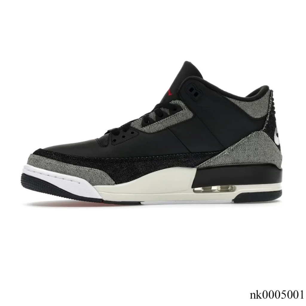 Levi’s x AJ 3 Black Denim Shoes Sneakers