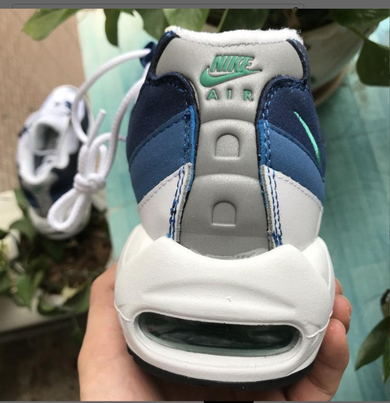 Air Max 95 White Slate Blue Shoes Sneakers