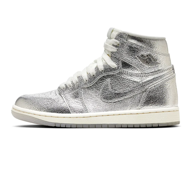 AJ 1 Retro High Chrome Shoes Sneakers