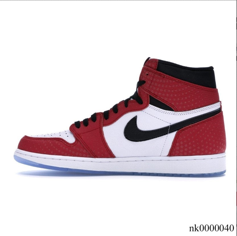 Air Jordan 1 Retro High Spider-Man Origin Story Shoes Sneakers