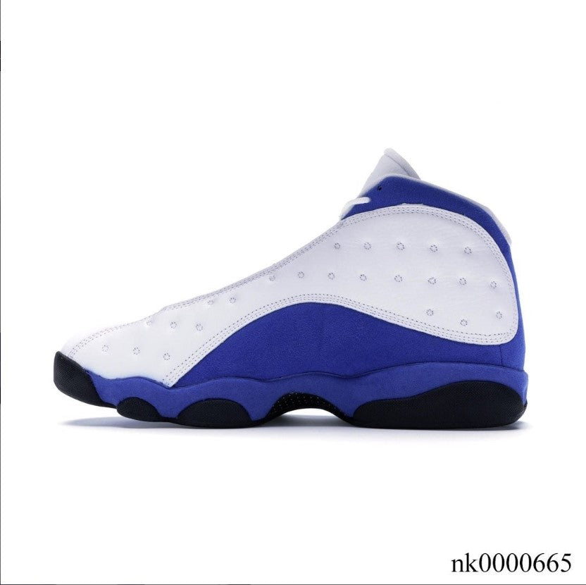 Air Jordan 13 Retro White Hyper Royal Black Shoes Sneakers