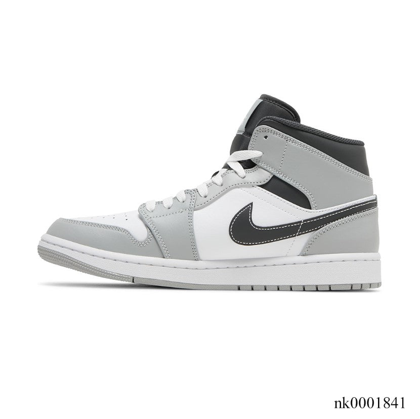Air Jordan 1 Mid Light Smoke Grey Shoes Sneakers