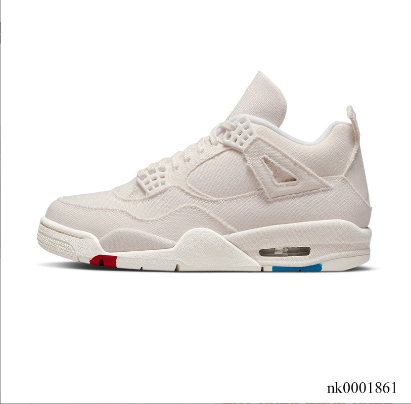 Air Jordan 4 Retro Blank Canvas Shoes Sneakers