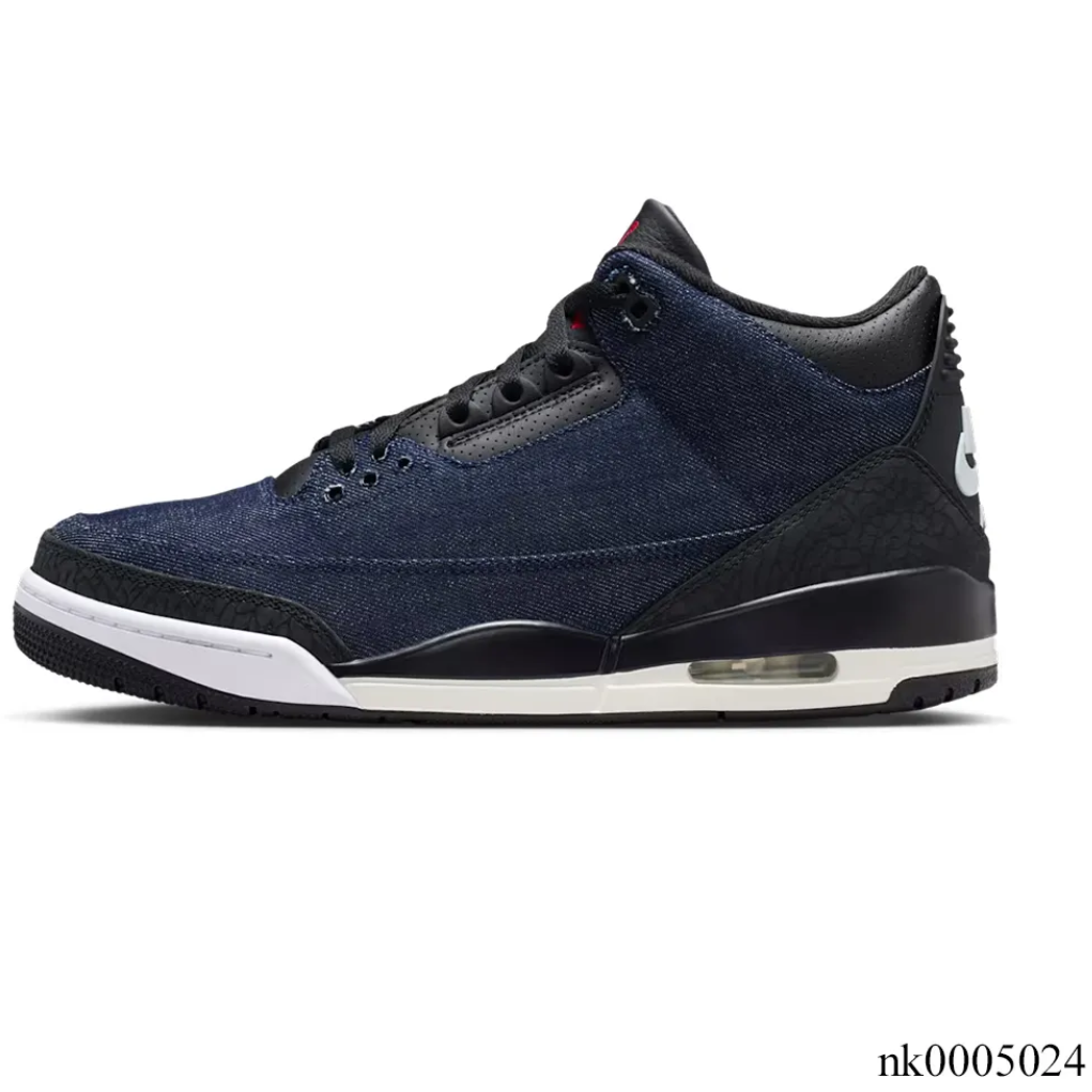 Levi’s x Air Jordan 3 Indigo Shoes Sneakers