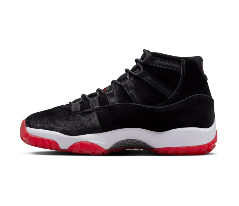 Air Jordan 11 Bred Velvet Shoes Sneakers