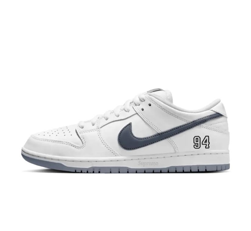 SUP x Dunk Low SB White Shoes Sneakers