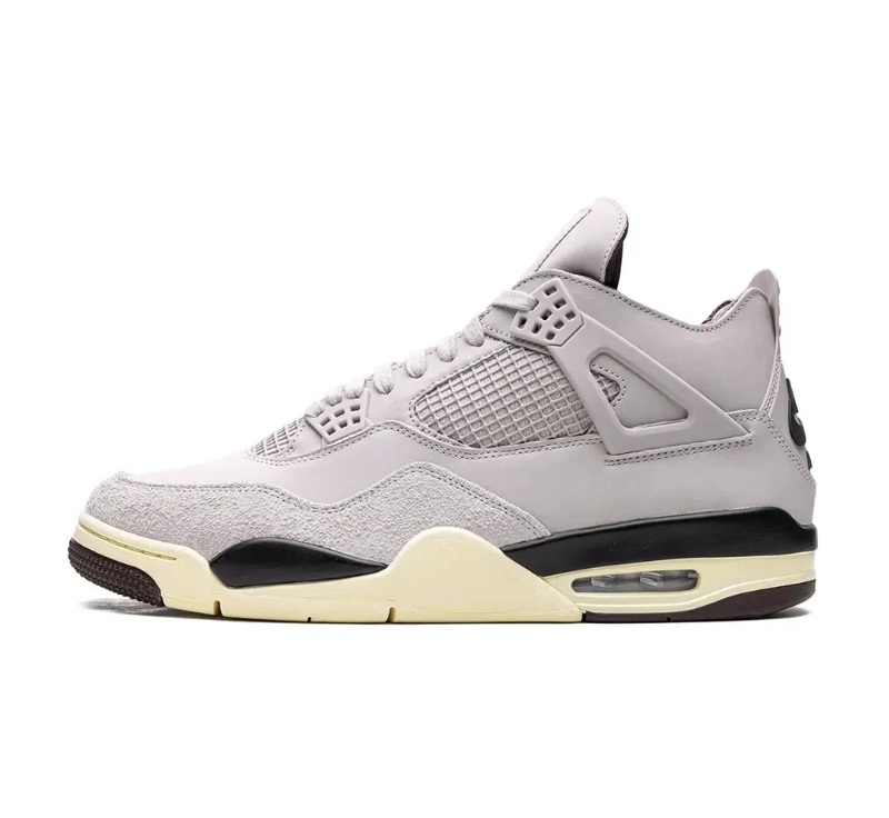 A Ma Maniere x Air Jordan 4 Fossil Stone Shoes Sneakers
