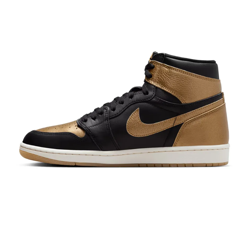Air Jordan 1 High OG Gold MedalMetallic Gold Shoes Sneakers