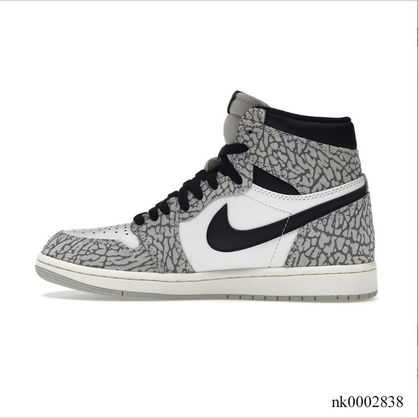 Air Jordan 1 Retro High OG White Cement Shoes Sneakers
