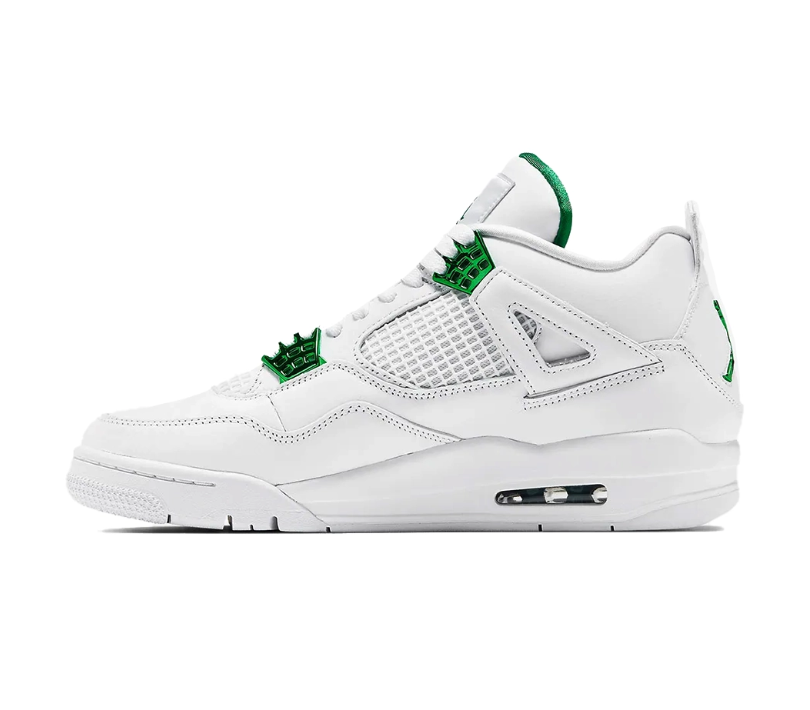 Air Jordan 4 Metallic Green Shoes Sneakers