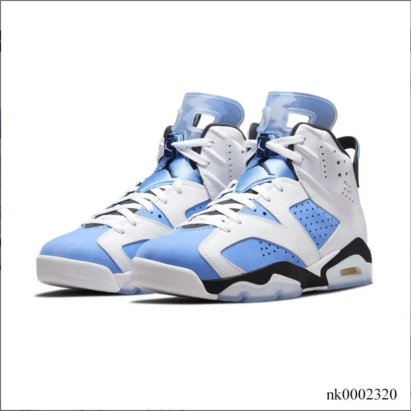 Air Jordan 6 Retro UNC White Shoes Sneakers