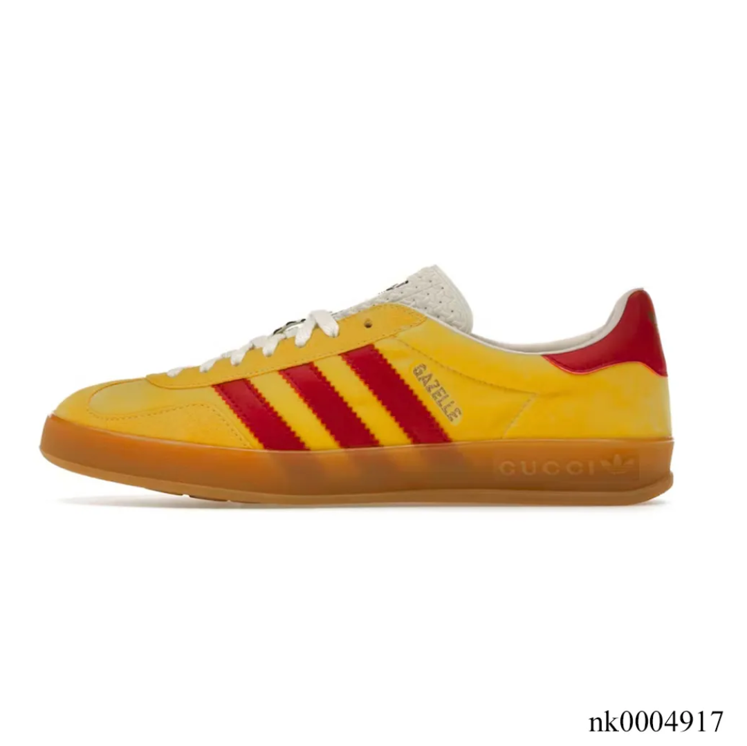 GG x AD Gazelle ‘Yellow Red’ Shoes Sneakers