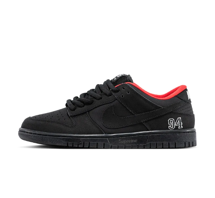SUP x Dunk Low SB Black Shoes Sneakers