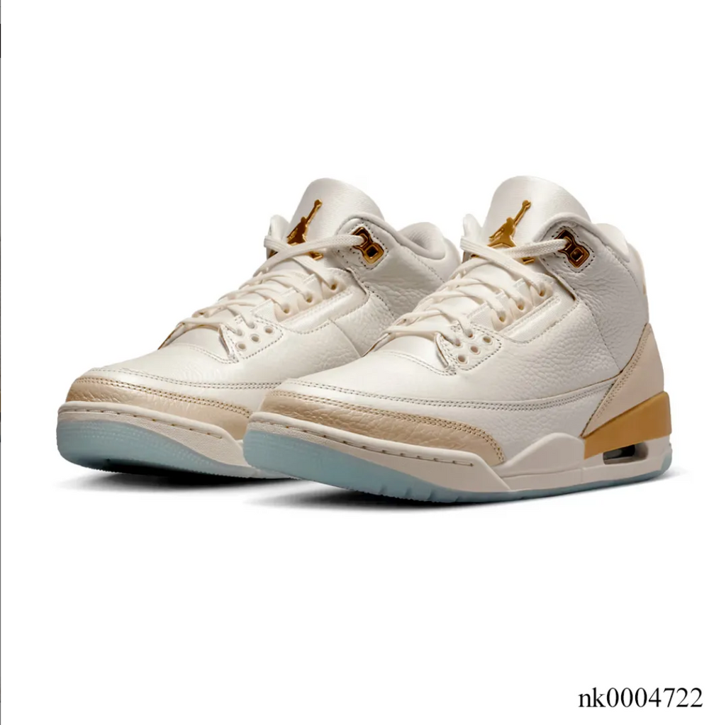 Air Jordan 3 Champagne and Oysters Shoes Sneakers
