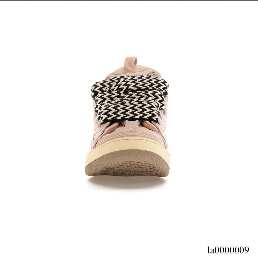 Lanvin Leather Curb Pink Gum Shoes Sneakers – la0000009