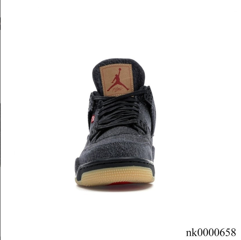 Air Jordan 4 Retro Levi’s Black (Levi’s Tag) Shoes Sneakers