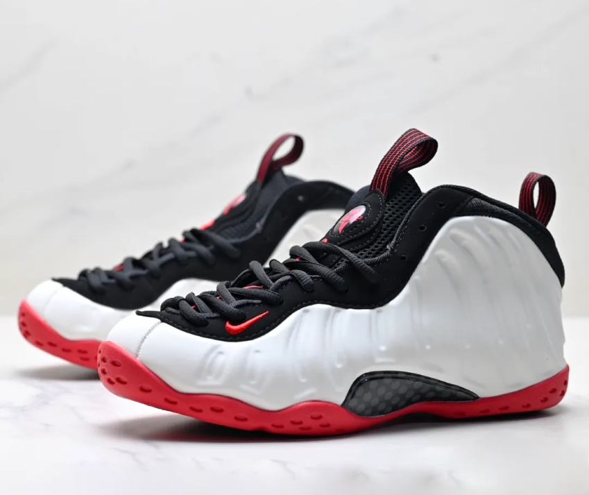 Air Foamposite One Red White Black Shoes Sneakers – nk0004546