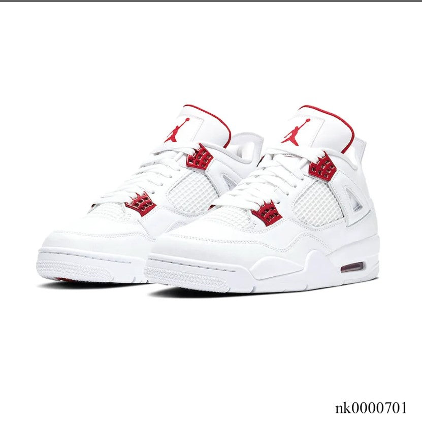 Air Jordan 4 Retro Metallic Red Shoes Sneakers (Big Size Available)