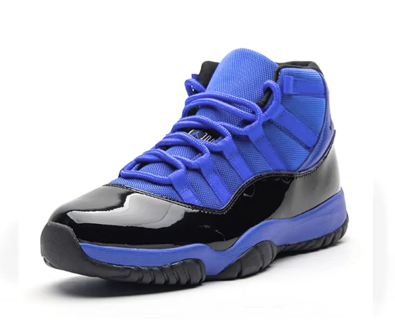 Air Jordan 11 Royal Blue And Black Shoes Sneakers
