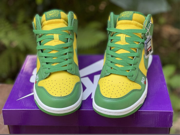 SB Dunk High Supreme By Any Means Brazil Shoes Sneakers