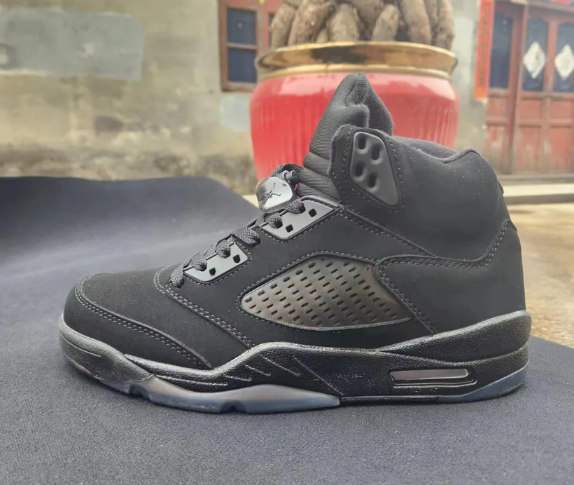AJ 5 Black Cat Shoes Sneakers