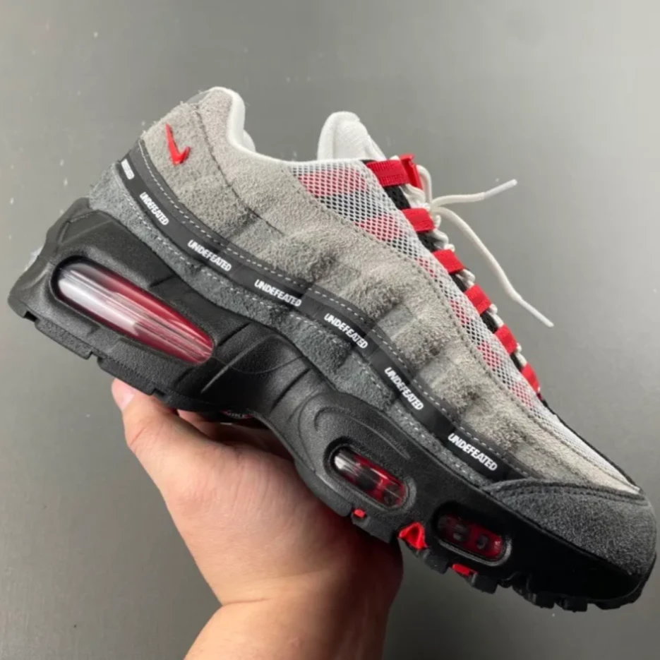 Air Max 95 SP x Undefeated Geo Tokyo Bright Crimson Shoes Sneakers