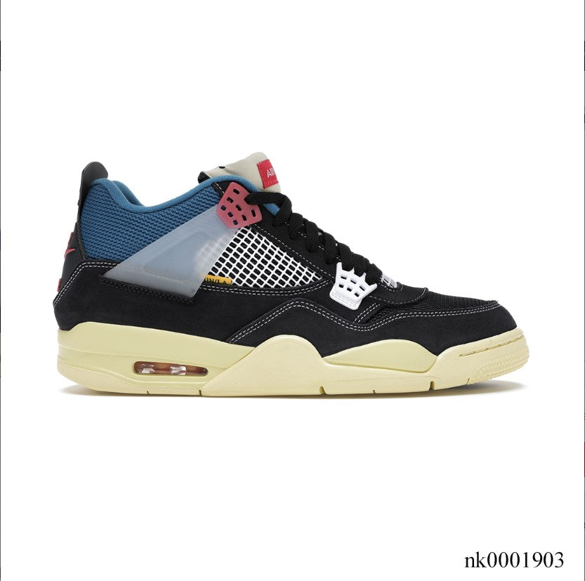 Air Jordan 4 Retro Union Off Noir Shoes Sneakers