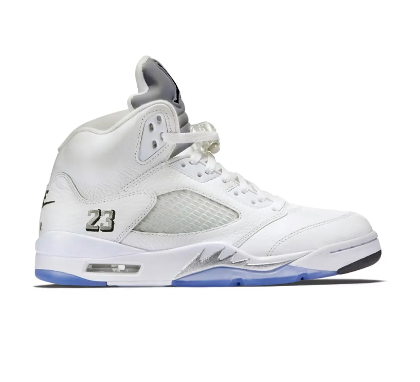 Air Jordan 5 White Metallic (2026) Shoes Sneakers