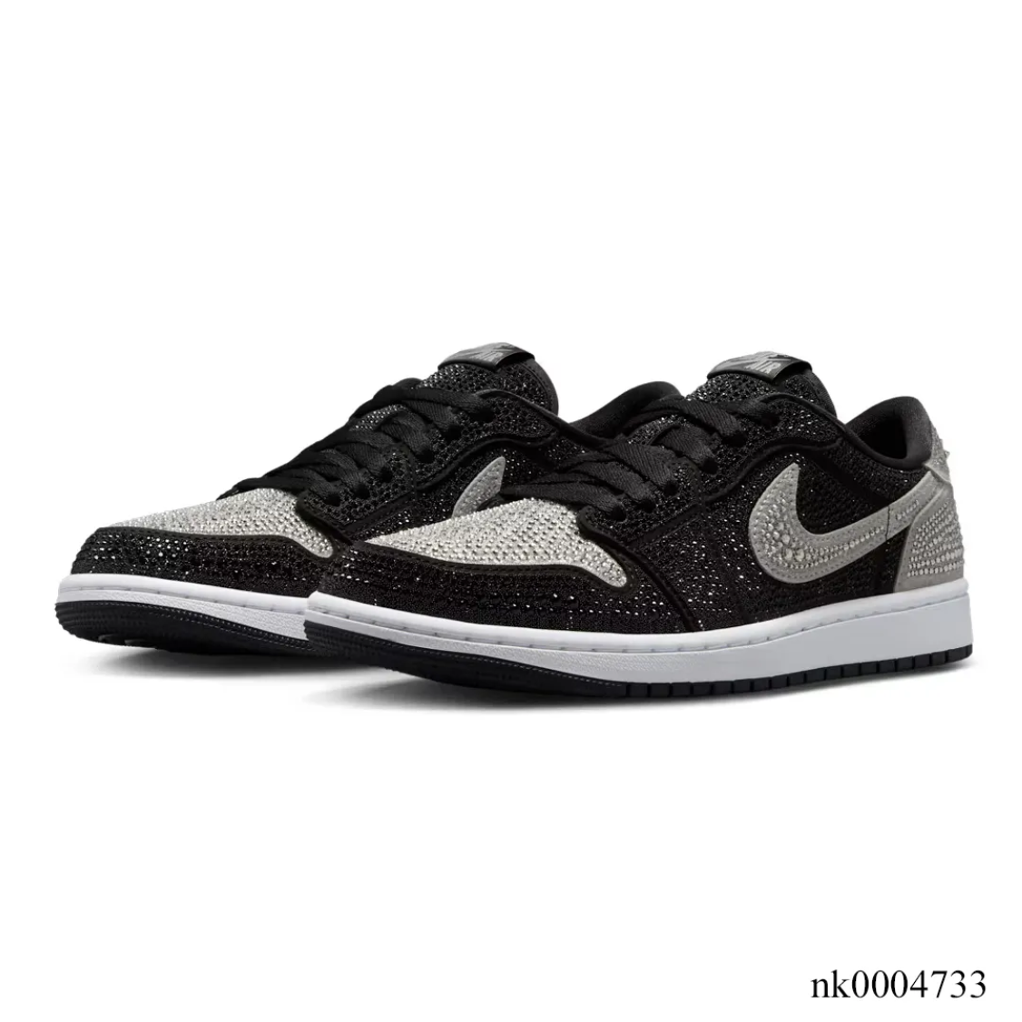 [Premium] Swarovski x Air Jordan 1 Low OG Stealth Shoes Sneakers