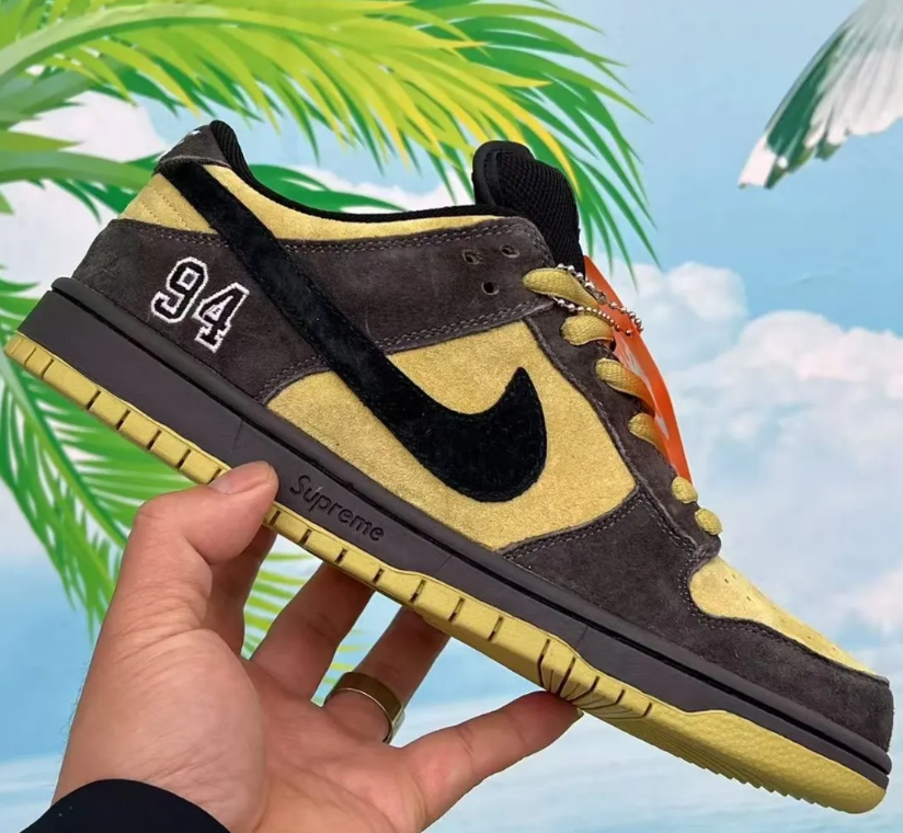 SUP x Dunk Low SB Camper Green Shoes Sneakers