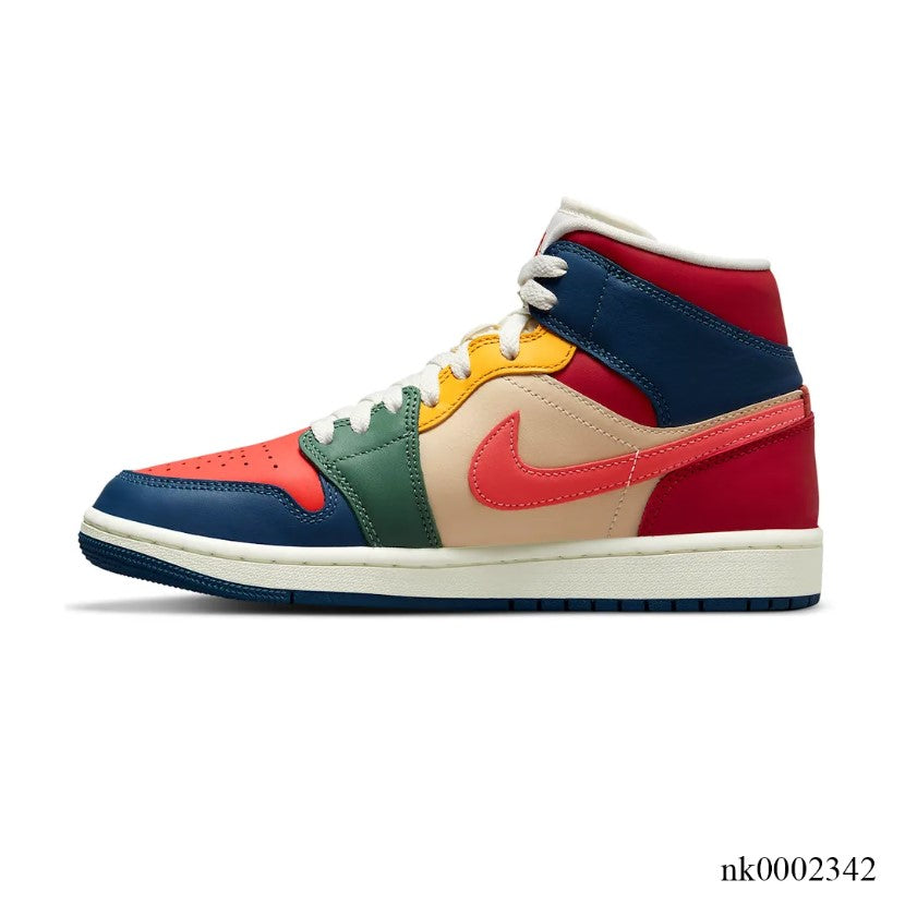 Air Jordan 1 Mid SE Multi Color Shoes Sneakers
