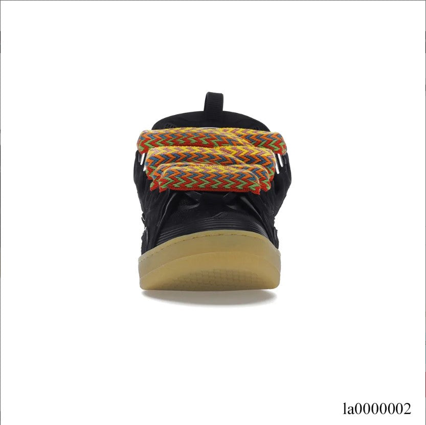 Lanvin Leather Curb Black Shoes Sneakers