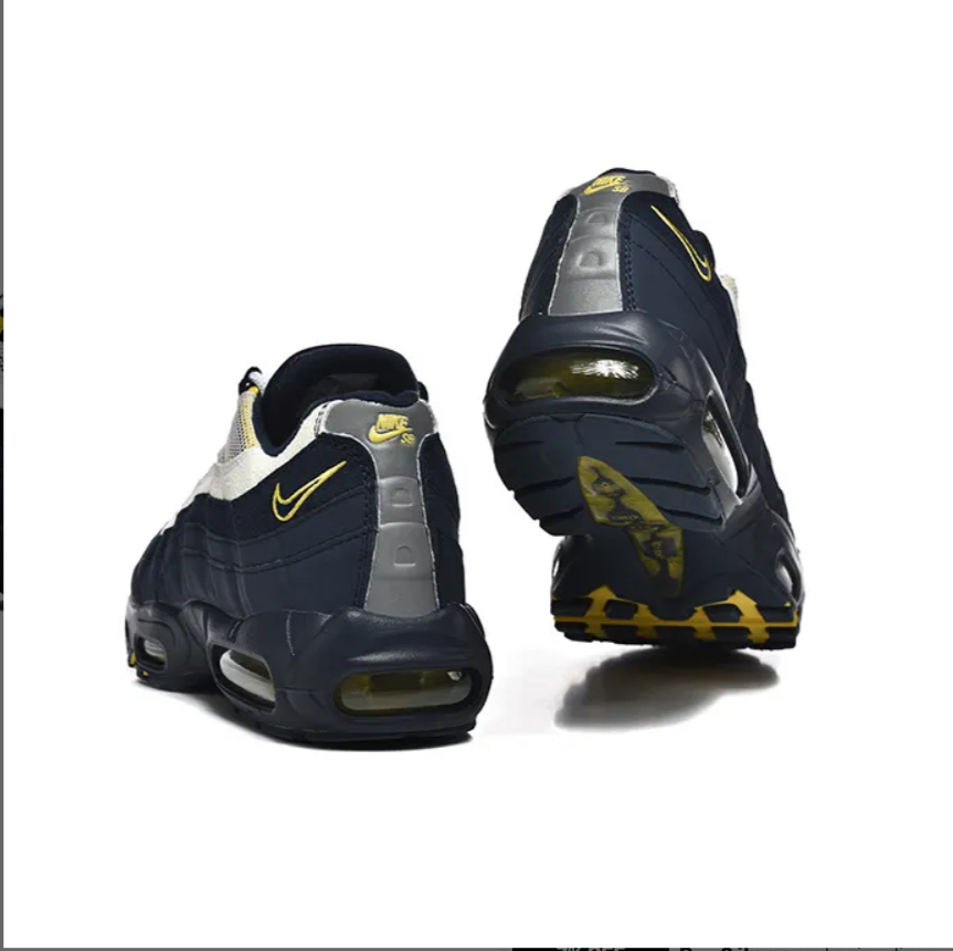 Eric Koston x AM 95 SB Obsidian Speed Yellow Shoes Sneakers