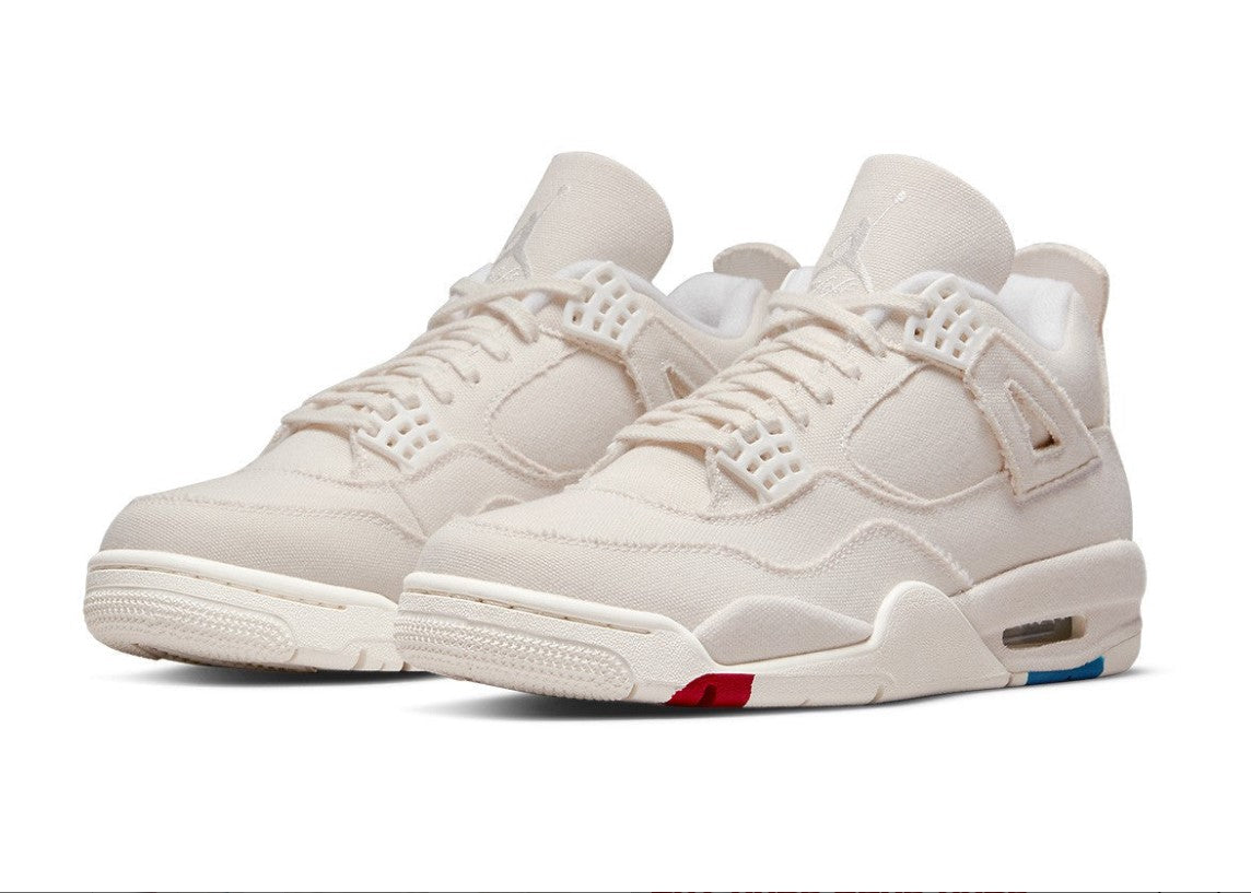 Air Jordan 4 Retro Blank Canvas Shoes Sneakers