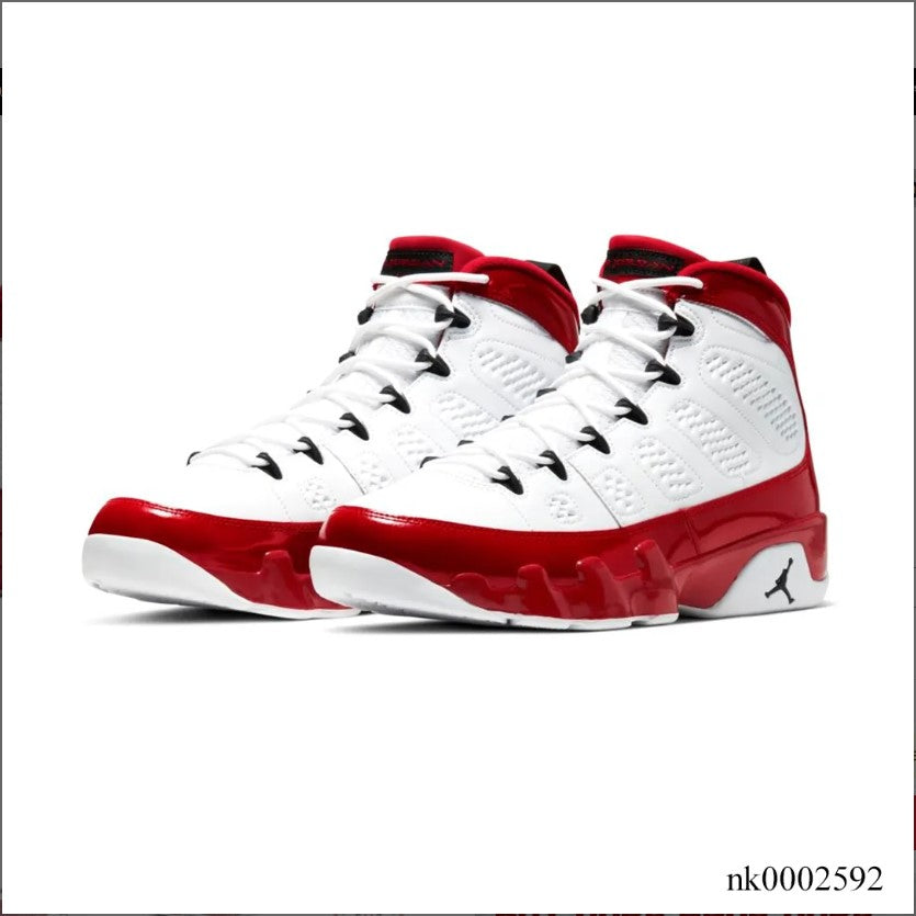 Air Jordan 9 Retro White Gym Red Shoes Sneakers