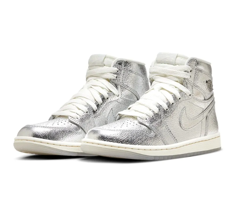 AJ 1 Retro High Chrome Shoes Sneakers