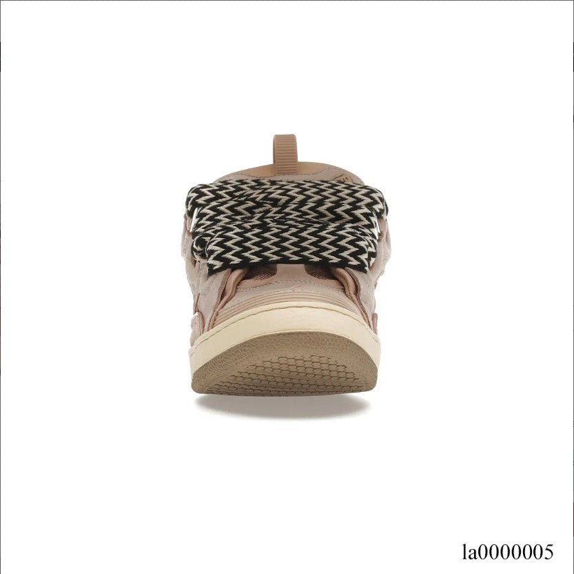 Lanvin Leather Curb Pink Shoes Sneakers – la0000005