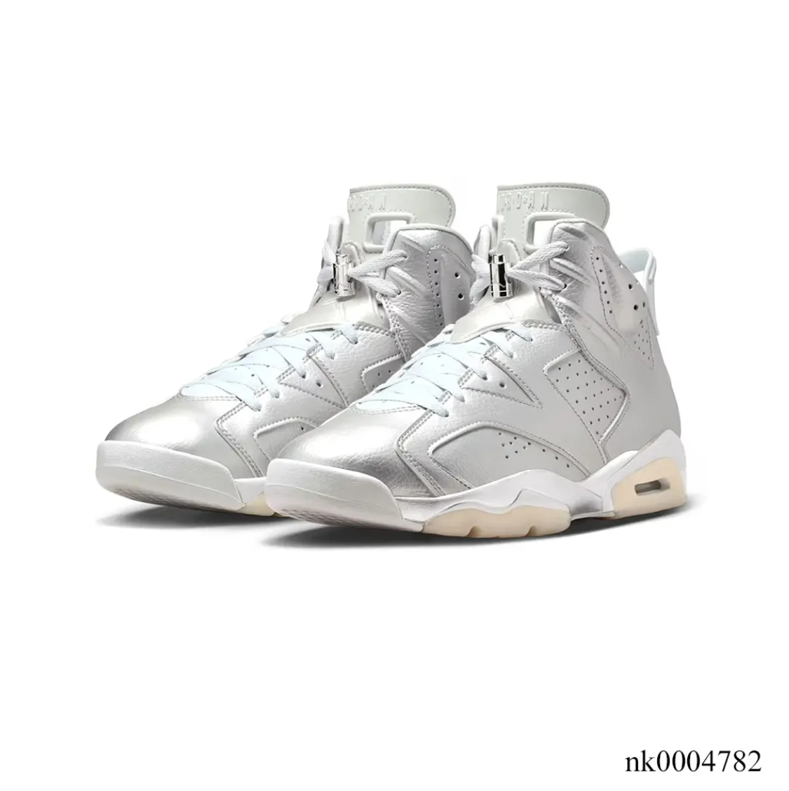 PSG x Air Jordan 6 Metallic Silver Shoes Sneaker
