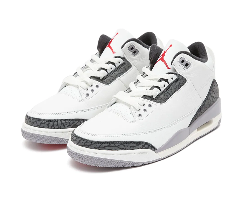 AJ 3 Cement Grey Shoes Sneakers